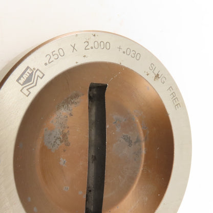 Mate .250 x 2.000 +.030 Slug Free Rectangle Slot Cutting Die For 3.500 Holder