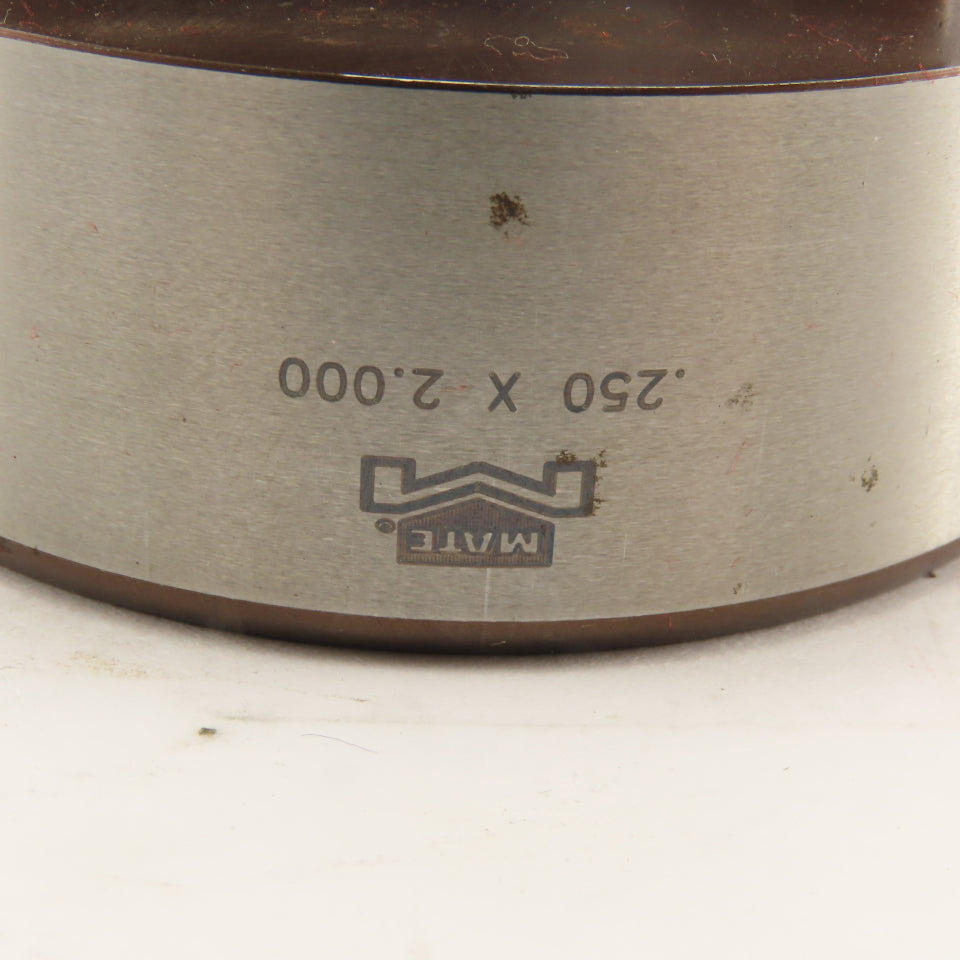 Mate .250 x 2.000 + .010 Rectangle Hole Die CNC Turret Punch Shank 2.750 Lot/2