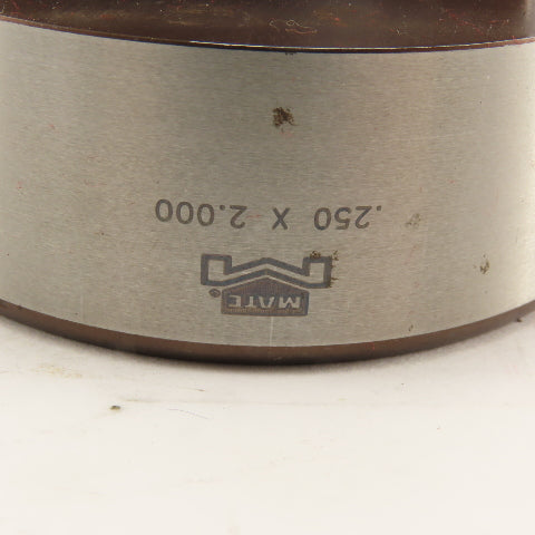 Mate .250 x 2.000 + .010 Rectangle Hole Die CNC Turret Punch Shank 2.750 Lot/2