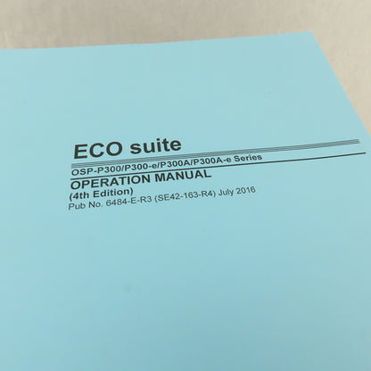 Okuma Genos L Series L3000-e Entire Maintenance Operations Catalog Manual Bundle