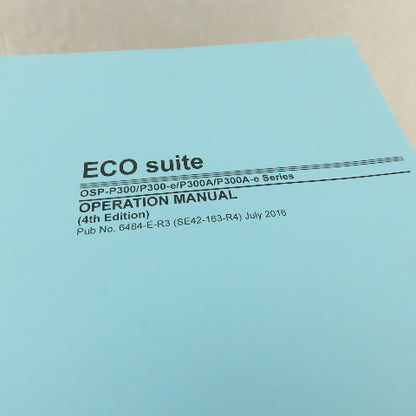 Okuma Genos L Series L3000-e Entire Maintenance Operations Catalog Manual Bundle