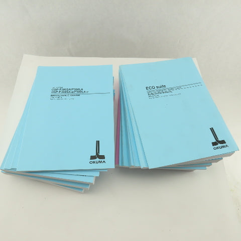 Okuma Genos L Series L3000-e Maintenance Operations Catalog Manual Bundle