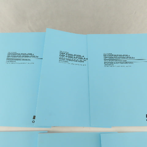 Okuma Genos L Series L3000-e Maintenance Operations Catalog Manual Bundle