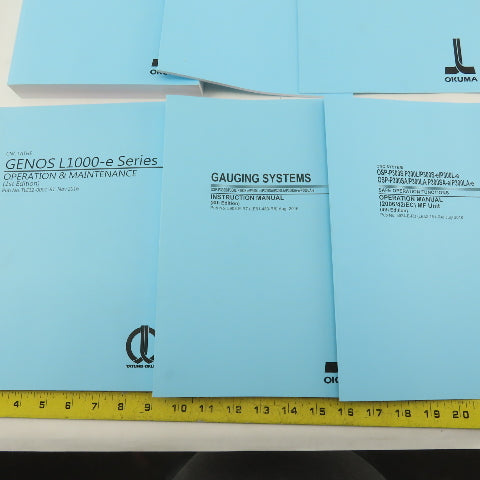 Okuma Genos L Series L3000-e Maintenance Operations Catalog Manual Bundle