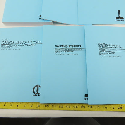 Okuma Genos L Series L3000-e Maintenance Operations Catalog Manual Bundle
