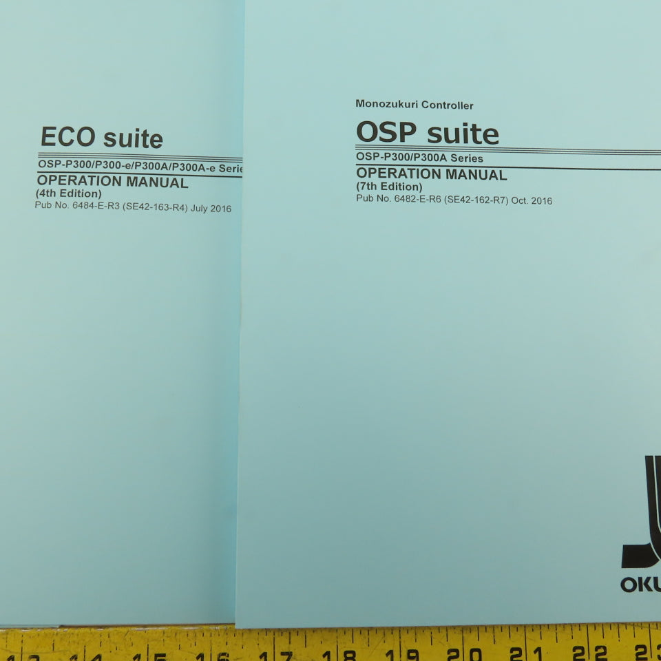 Okuma Genos L Series L3000-e Maintenance Operations Catalog Manual Bundle