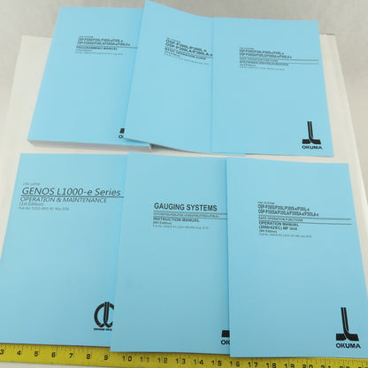Okuma Genos L Series L3000-e Maintenance Operations Catalog Manual Bundle