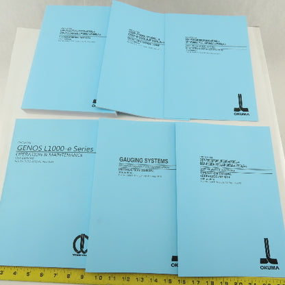 Okuma Genos L Series L3000-e Maintenance Operations Catalog Manual Bundle
