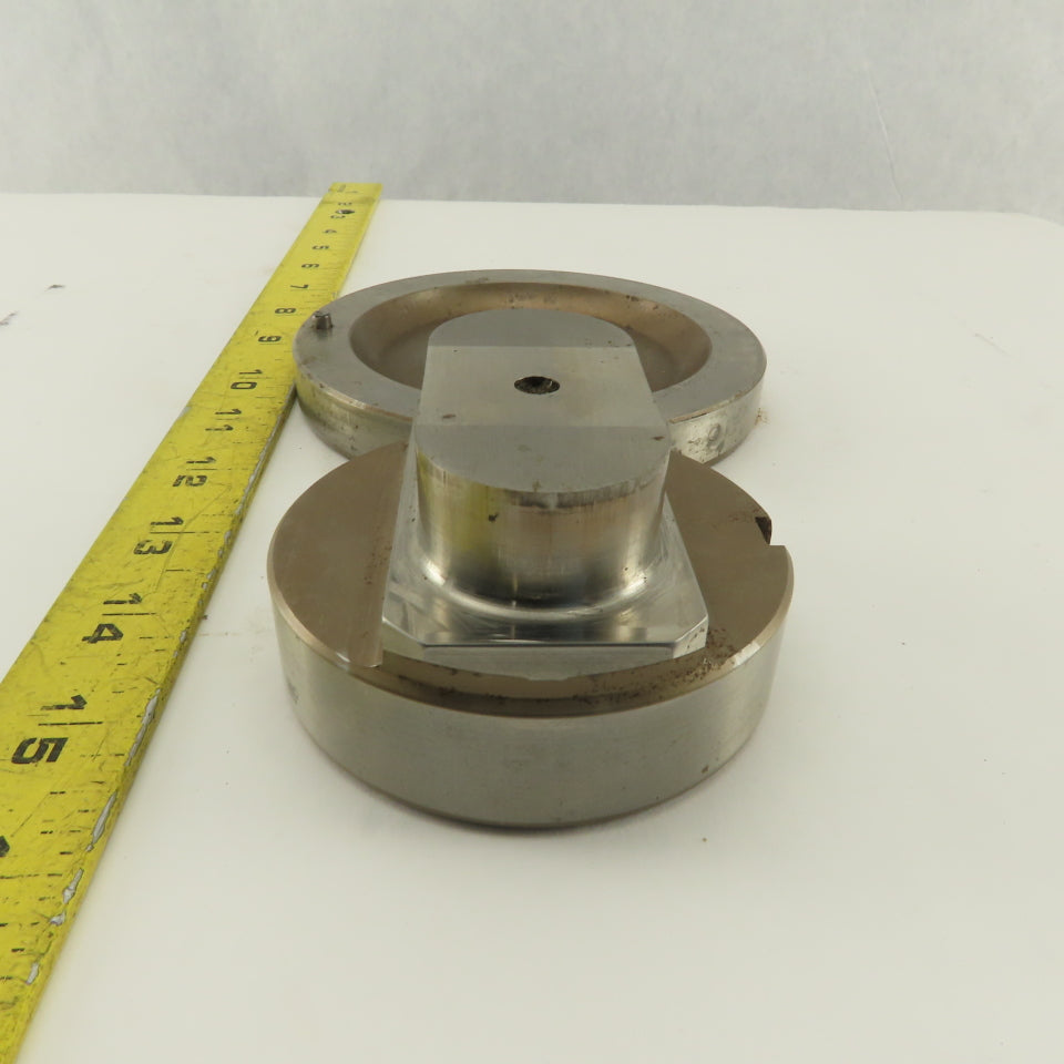 1.250 x 2.500 +.012 Oval Hole Die CNC Turret Punch Shank 3.125 Lot Of 2