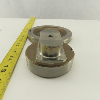 1.250 x 2.500 +.012 Oval Hole Die CNC Turret Punch Shank 3.125 Lot Of 2