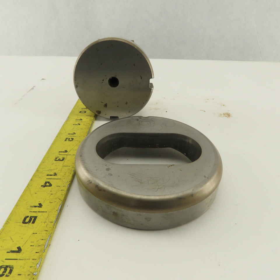 1.250 x 2.500 +.012 Oval Hole Die CNC Turret Punch Shank 2.750 Lot Of 2