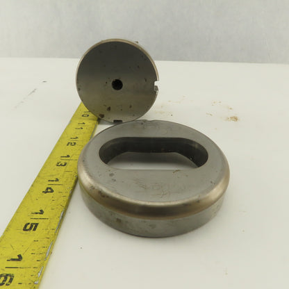 1.250 x 2.500 +.012 Oval Hole Die CNC Turret Punch Shank 2.750 Lot Of 2