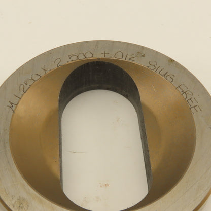 1.250 x 2.500 +.012 Oval Hole Die CNC Turret Punch Shank 2.750 Lot Of 2