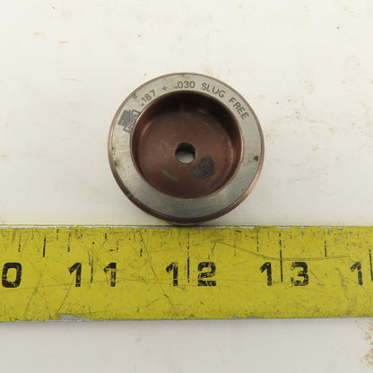 Mate .187 +.030 Round Hole CNC Turret Punch Die Slug Relief For 1.562