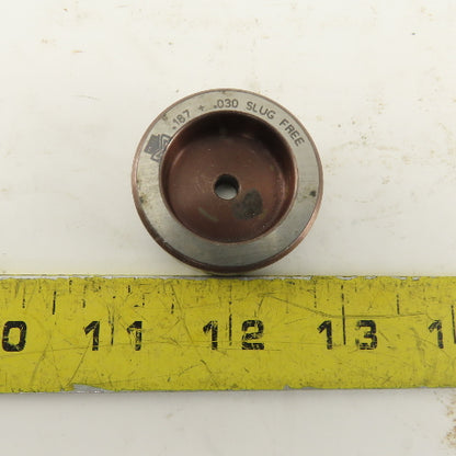Mate .187 +.030 Round Hole CNC Turret Punch Die Slug Relief For 1.562
