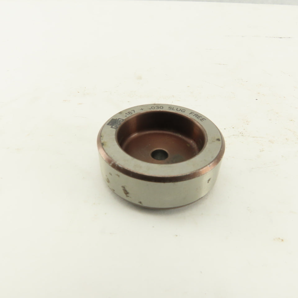 Mate .187 +.030 Round Hole CNC Turret Punch Die Slug Relief For 1.562
