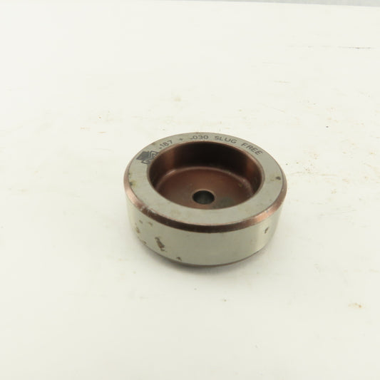 Mate .187 +.030 Round Hole CNC Turret Punch Die Slug Relief For 1.562