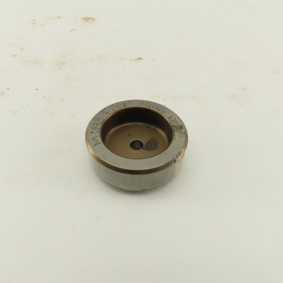 .193 +.012 Round Hole CNC Turret Punch Die Slug Relief For 1.562