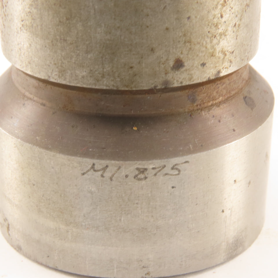 1.875" OD Round Hole Concave Punch CNC Turret For 1.625 Holder