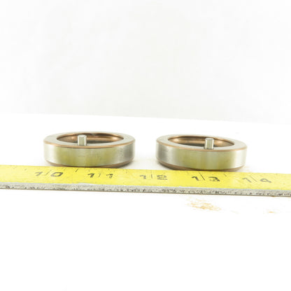 Mate 1.000 +Tol Square Hole Die CNC Turret For 2.250 Holder Lot Of 2