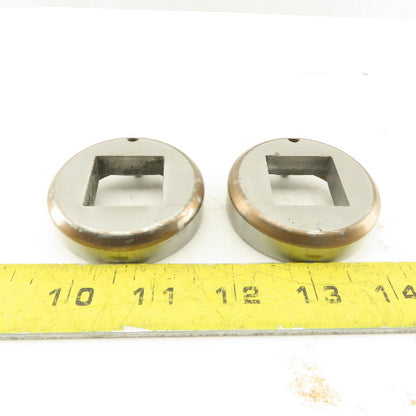 Mate 1.000 +Tol Square Hole Die CNC Turret For 2.250 Holder Lot Of 2