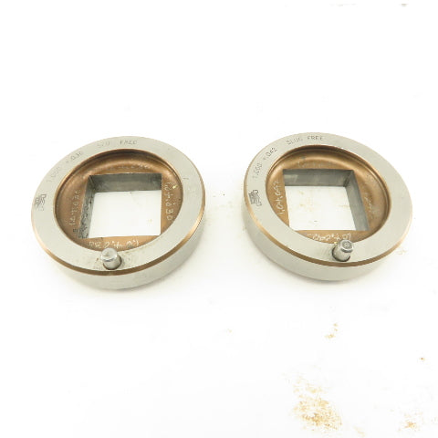 Mate 1.000 +Tol Square Hole Die CNC Turret For 2.250 Holder Lot Of 2