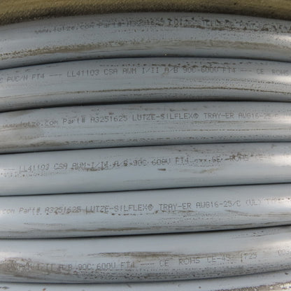 Lutze-Silflex A3251625 Flexible Control Cable 16/25 PVC Jacket Unshielded 452'