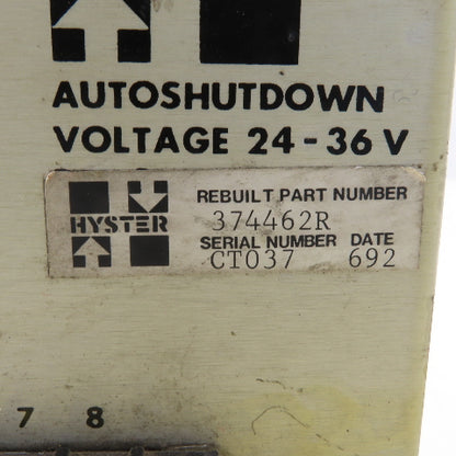 Hyster 374462R 24-36V Forklift Auto Shut Down Relay Module