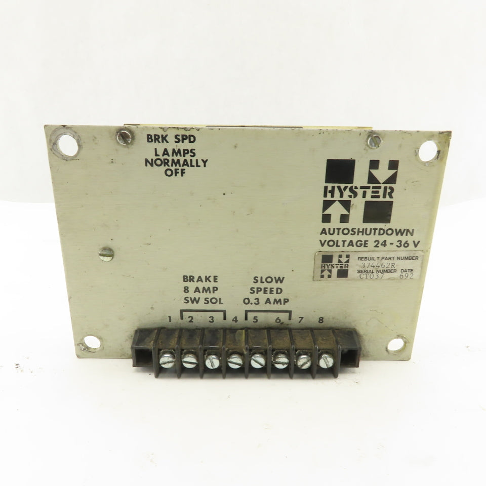 Hyster 374462R 24-36V Forklift Auto Shut Down Relay Module