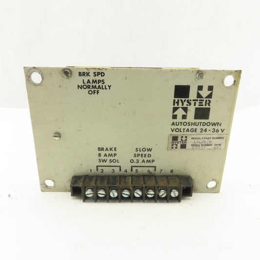 Hyster 374462R 24-36V Forklift Auto Shut Down Relay Module