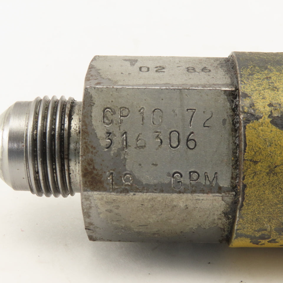 CP 10172-316306 Hydraulic Flow Valve 18 GPM