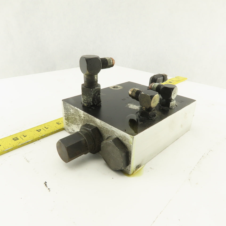 Compact Controls CP10196 Aluminum Block Hydraulic Manifold