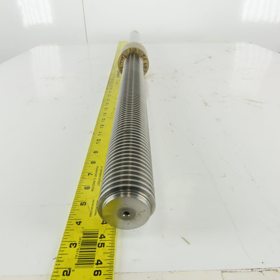 Bourn Koch BE-65 2-4 ACME Threaded Lead Screw .250 Lead W/ Bronze Nut 20" Travel