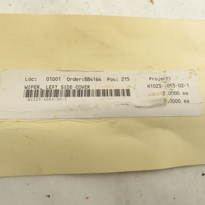 Okuma H1023-1053-02-1 Left Side Cover Wiper Set CNC Machine