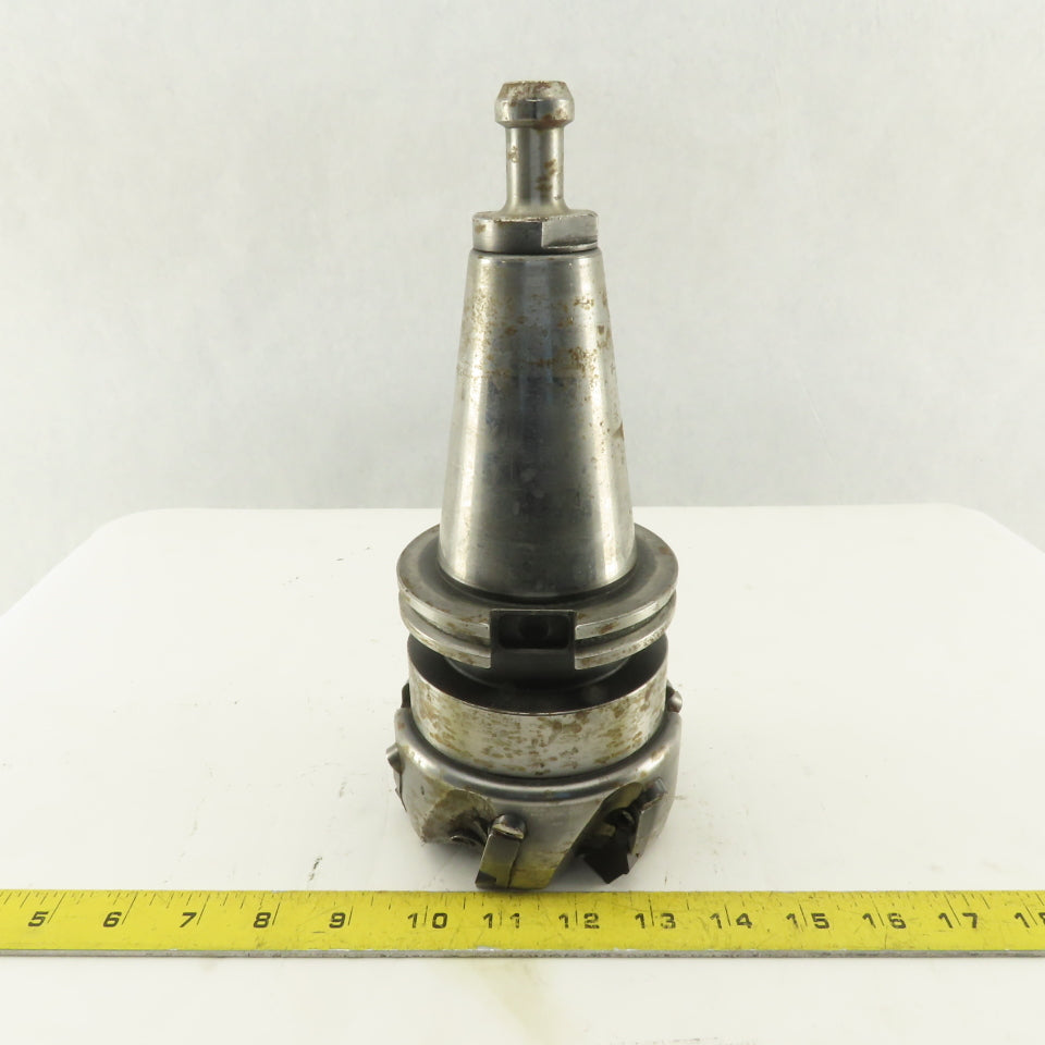 Seco R220.66-04.00 CAT 50 Tool Holder 4" Hexamill Indexing Face Mill