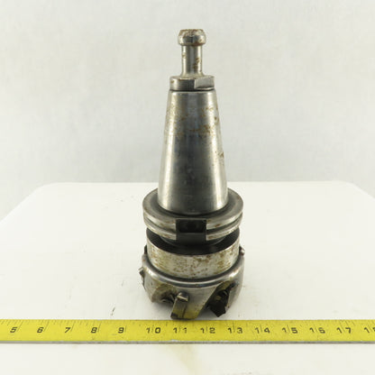 Seco R220.66-04.00 CAT 50 Tool Holder 4" Hexamill Indexing Face Mill
