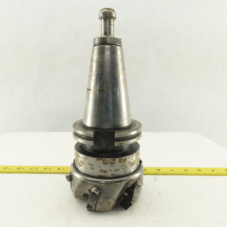 Seco R220.66-04.00 CAT 50 Tool Holder 4" Hexamill Indexing Face Mill