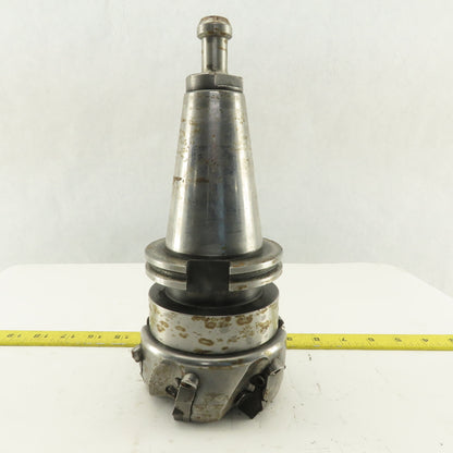 Seco R220.66-04.00 CAT 50 Tool Holder 4" Hexamill Indexing Face Mill