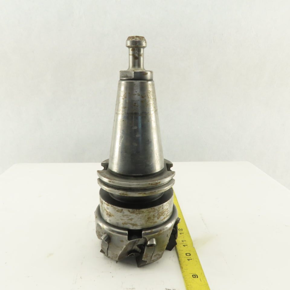 Seco R220.66-04.00 CAT 50 Tool Holder 4" Hexamill Indexing Face Mill