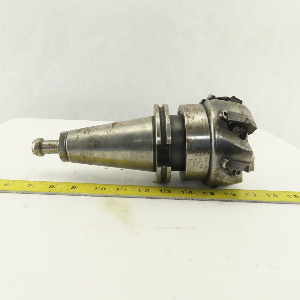Seco R220.66-04.00 CAT 50 Tool Holder 4" Hexamill Indexing Face Mill