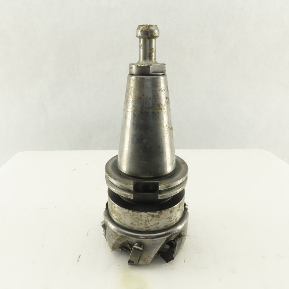 Seco R220.66-04.00 CAT 50 Tool Holder 4" Hexamill Indexing Face Mill