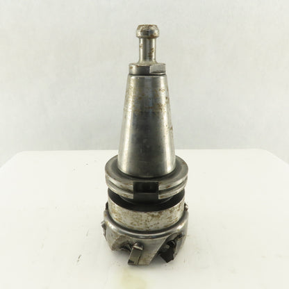 Seco R220.66-04.00 CAT 50 Tool Holder 4" Hexamill Indexing Face Mill