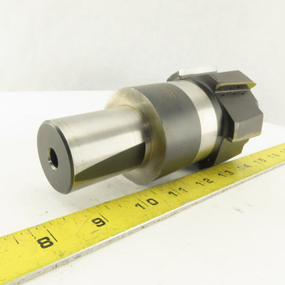 Premier Tooling Systems 75mm D x 42mm L 6 Flute Carbide Tipped Mill 1-1/2" Shank