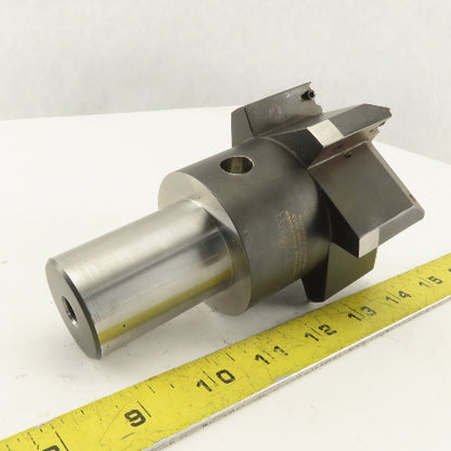 Premier Tooling Systems 3-1/2" Diameter  6 Flute Indexable  Mill 1-1/2" Shank