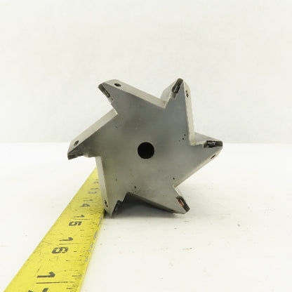 Premier Tooling Systems 3-1/2" Diameter  6 Flute Indexable  Mill 1-1/2" Shank