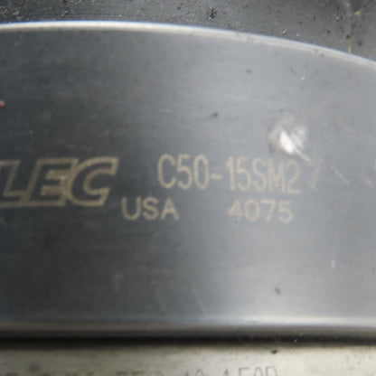 Parlec C50-15SM2 CAT 50 Tool Holder 5" Indexing Face Mill 4" Projection