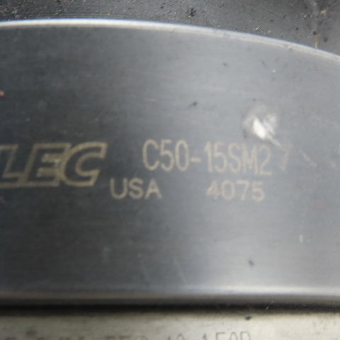 Parlec C50-15SM2 CAT 50 Tool Holder 5" Indexing Face Mill 4" Projection