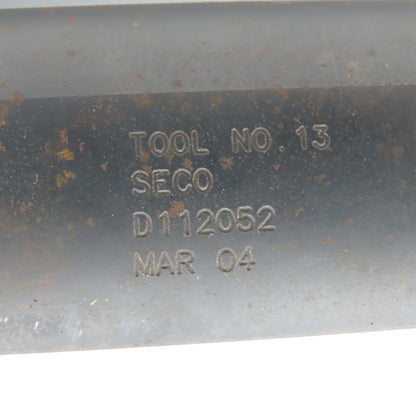 Seco D-112052 CAT 50 Indexing Insert Boring Bar 2.750 OD 9" Projection