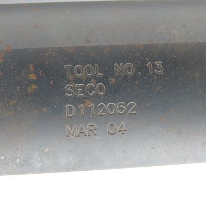 Seco D-112052 CAT 50 Indexing Insert Boring Bar 2.750 OD 9" Projection