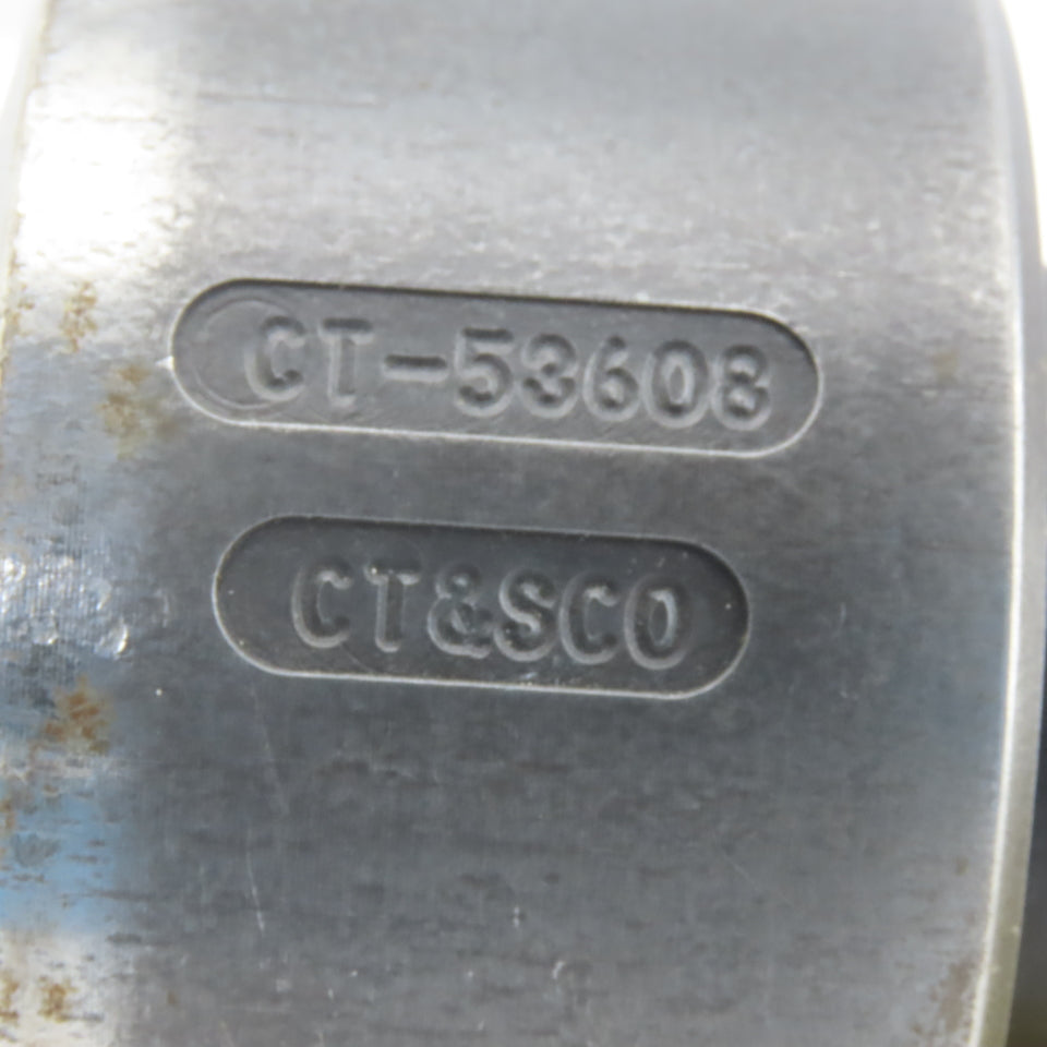 CT&SCO CAT 40 Coolant Thru Indexing Countersink 4" Projection